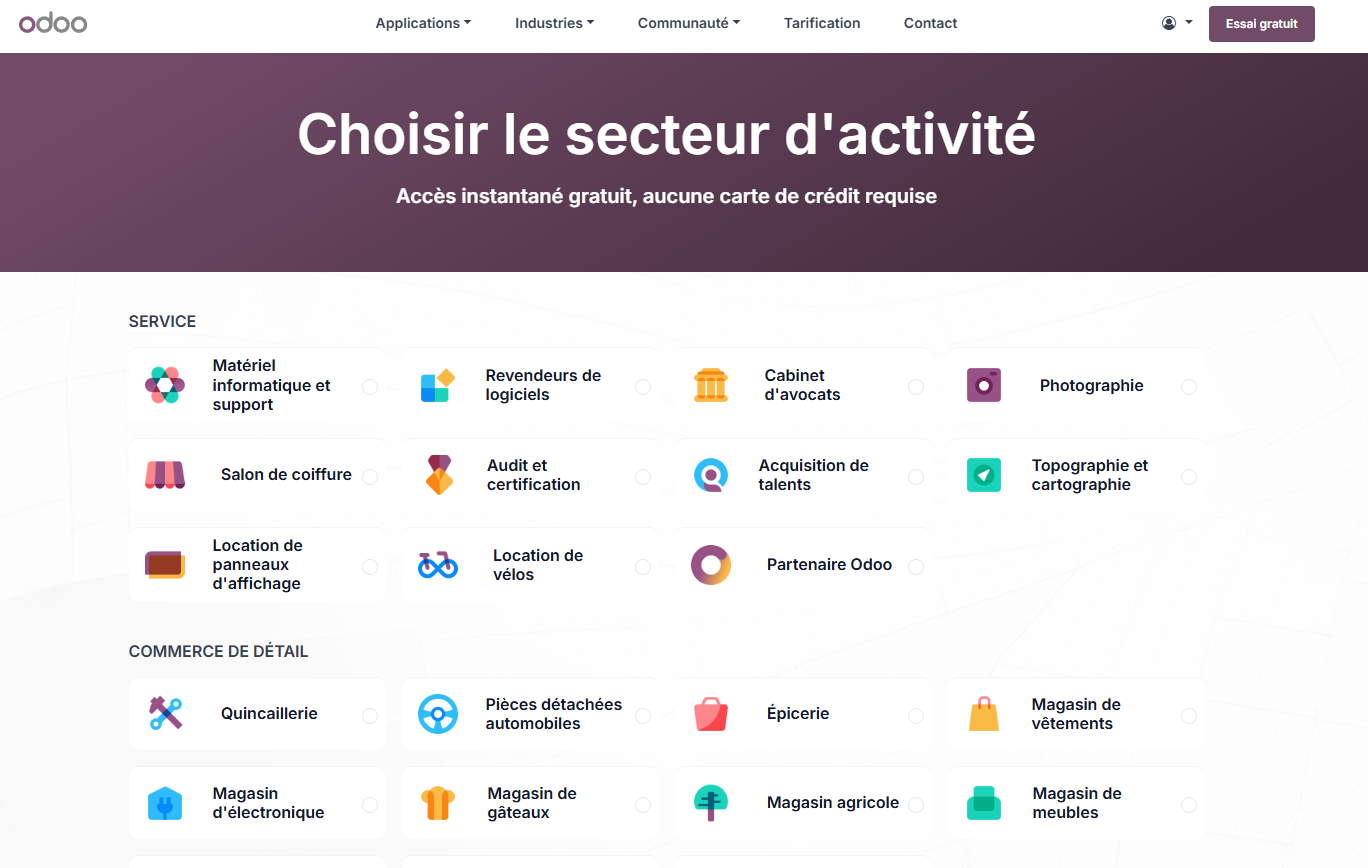odoo erp verticalisé
