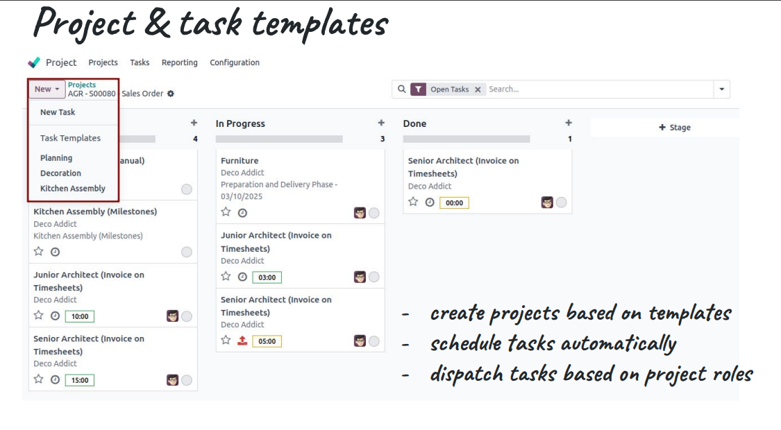quelques amélioratiosn dans projet odoo v19