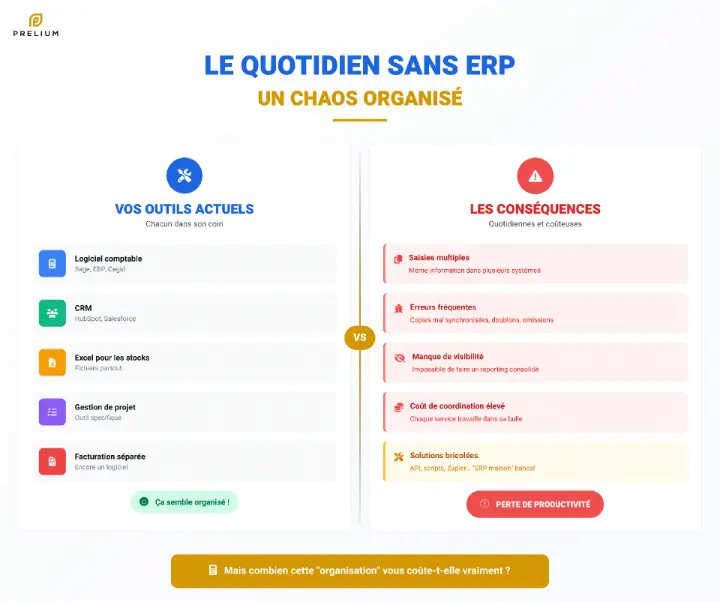 Le quotidien sans ERP