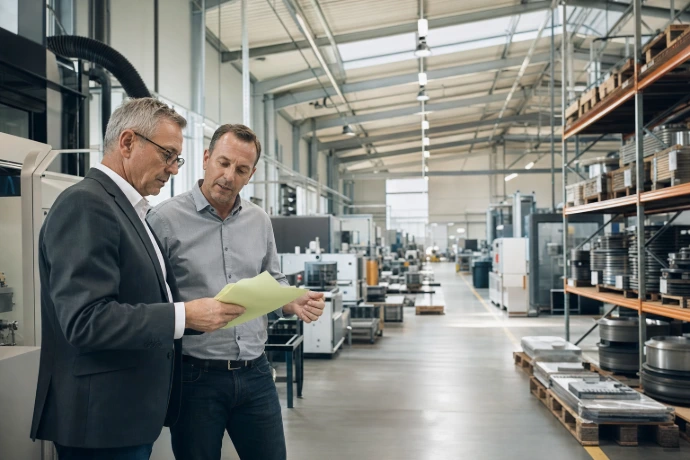 Expert Odoo observant les processus de production sur le terrain
