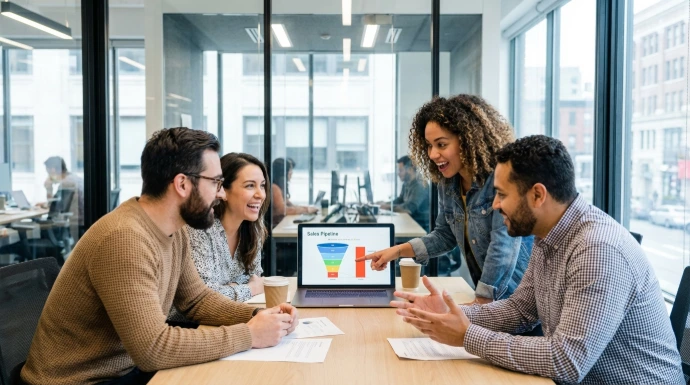 Équipe Prelium cadrant des parcours de marketing automation dans Odoo